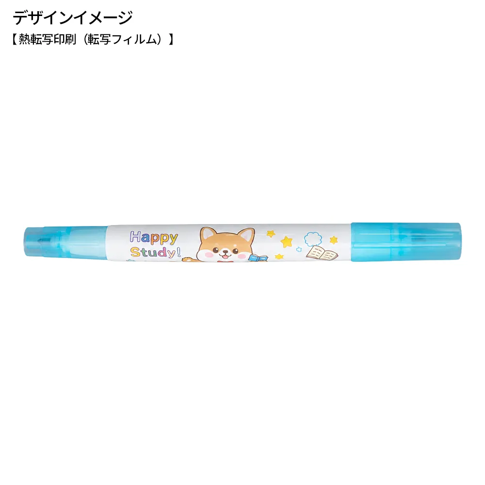 ツイン蛍光インクマーカーペン(全周フルカラー)