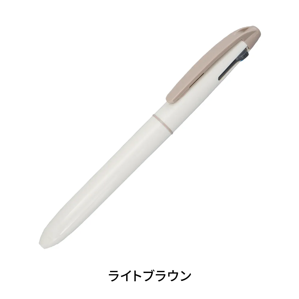 クリップ解除式 3色ボールペン(全周フルカラー)