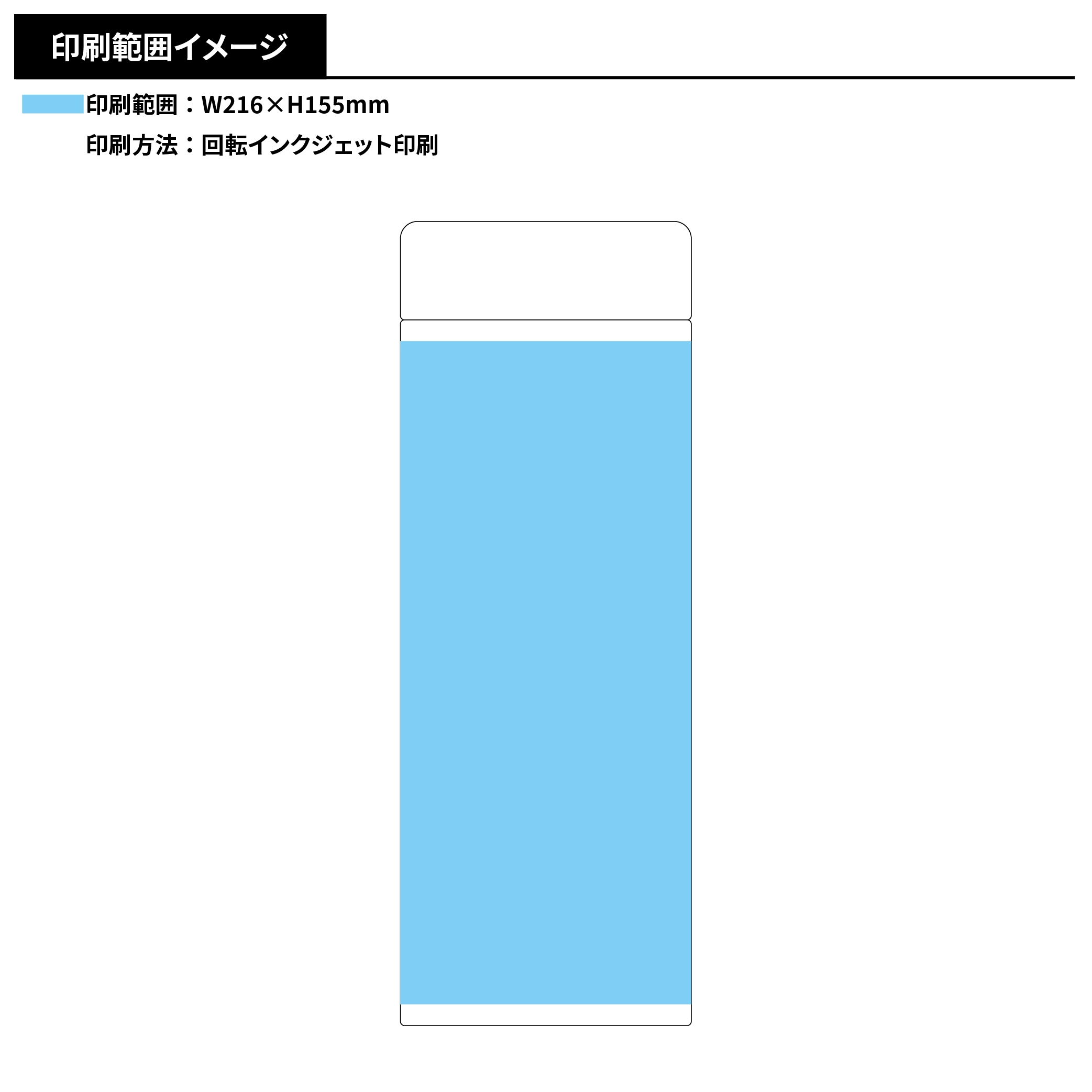 バイカラーサーモステンレスボトル500ml(回転インクジェット)