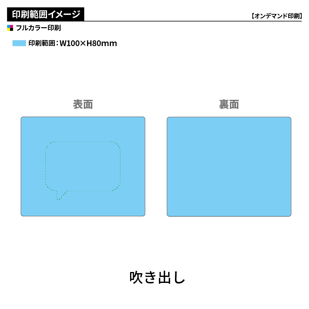 台紙付き型抜きふせんA