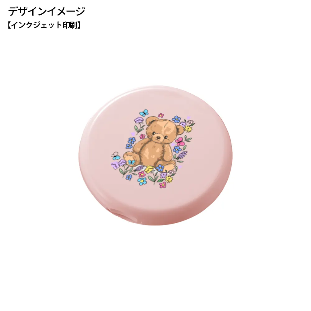 コーム付コンパクトミラー　ラウンド