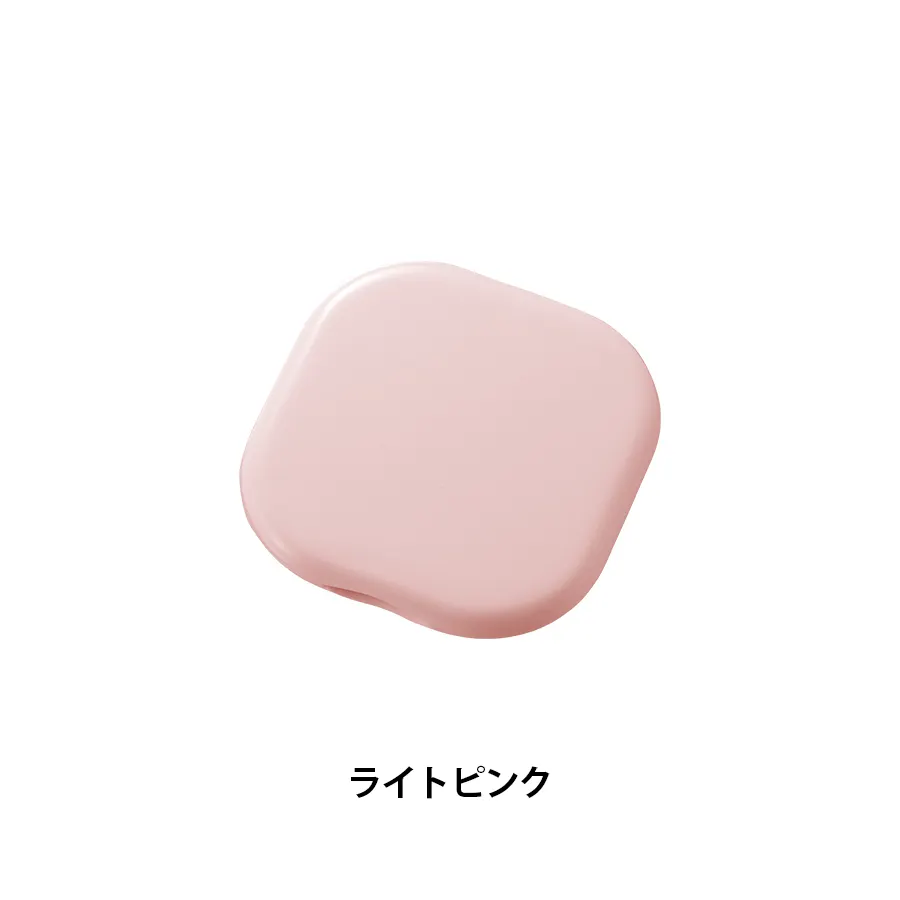 コーム付コンパクトミラー　スクエア