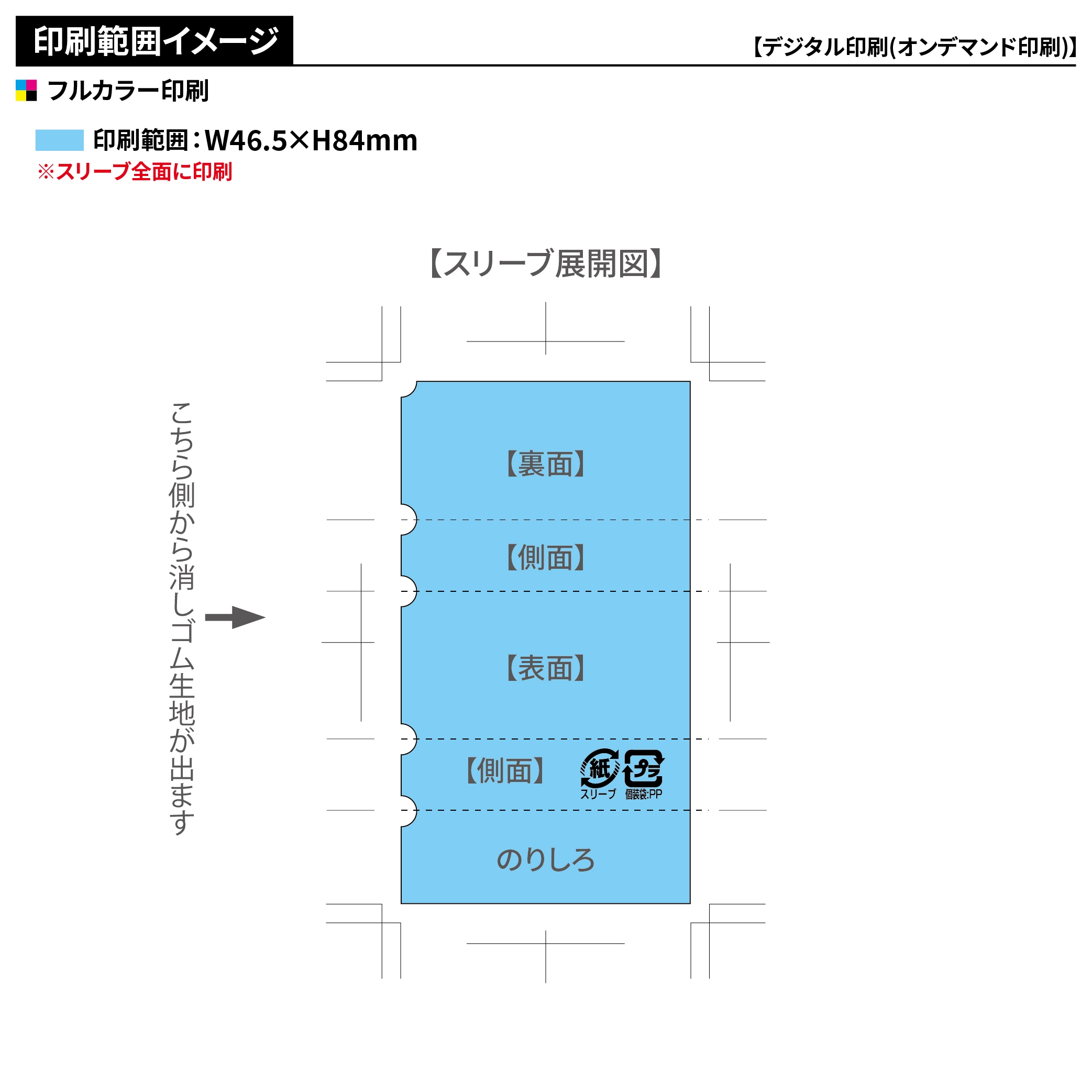 小ロット消しゴム(大)
