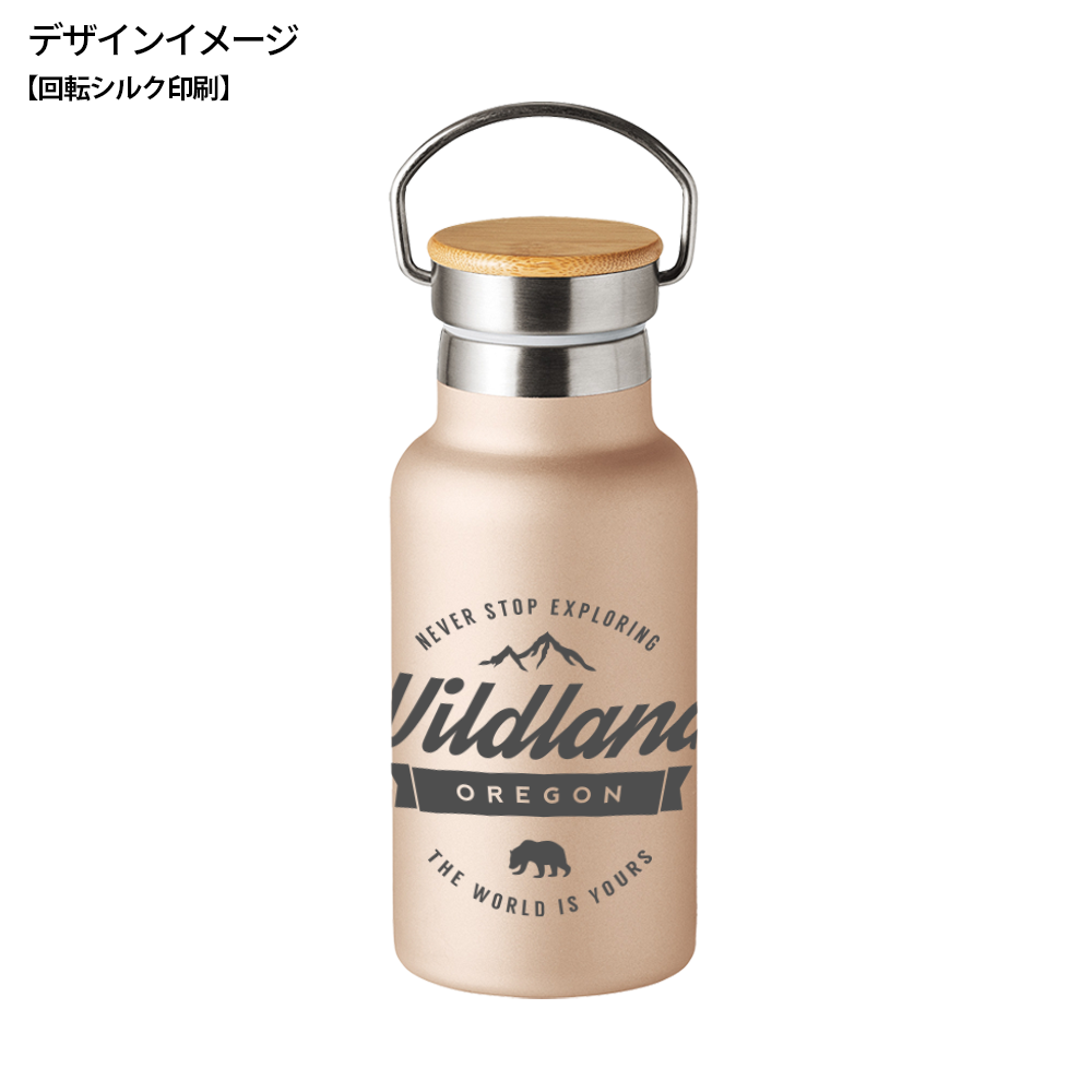 ウッドキャップ・ステンレスボトル350ml