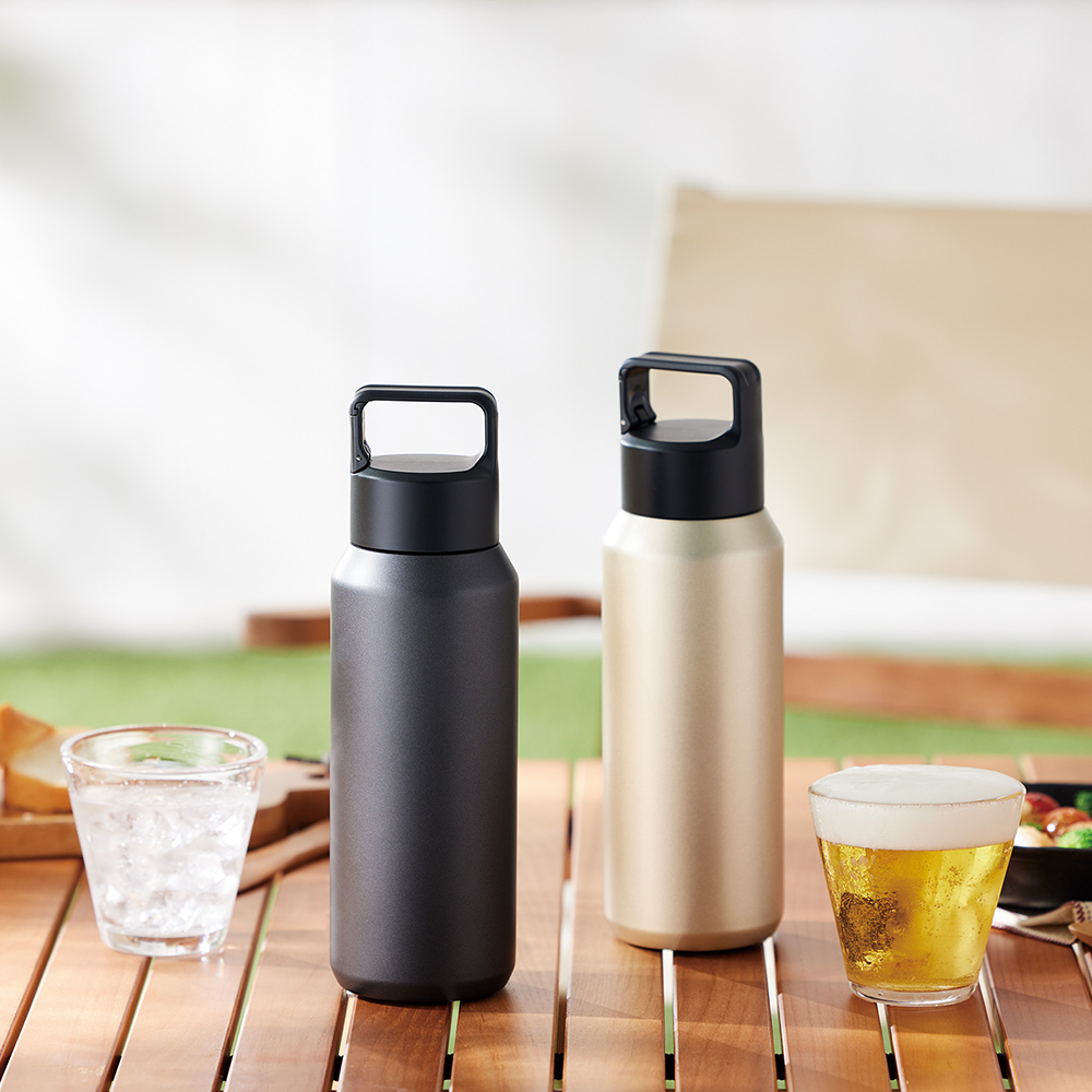 真空ステンレス炭酸ボトル600ml