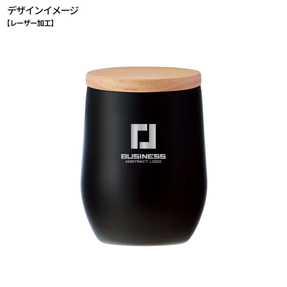 ウッドキャップ・ラウンドタンブラー350ml