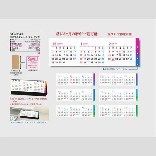 ミニマムスケジュール　SG9541