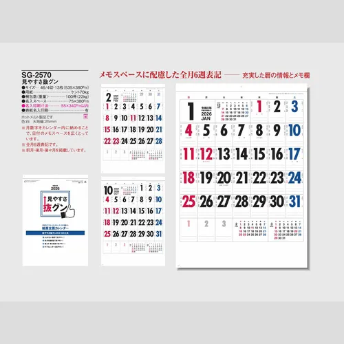 見やすさ抜グン SG2570