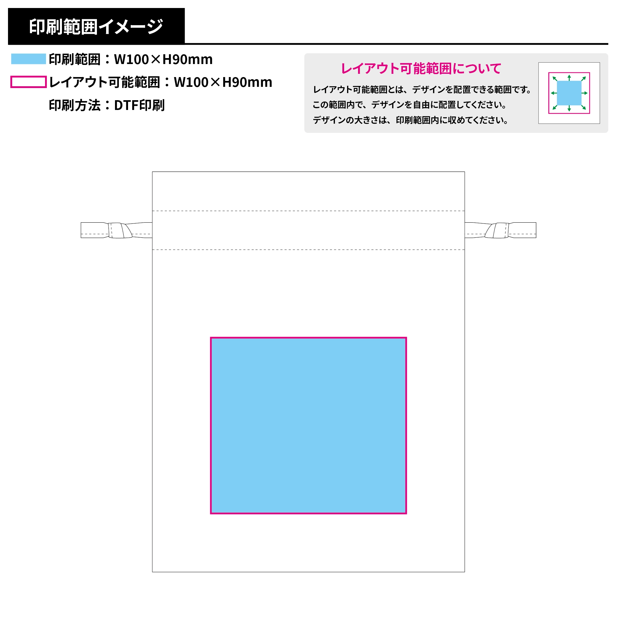 厚手コットンフリル巾着カラー(S)
