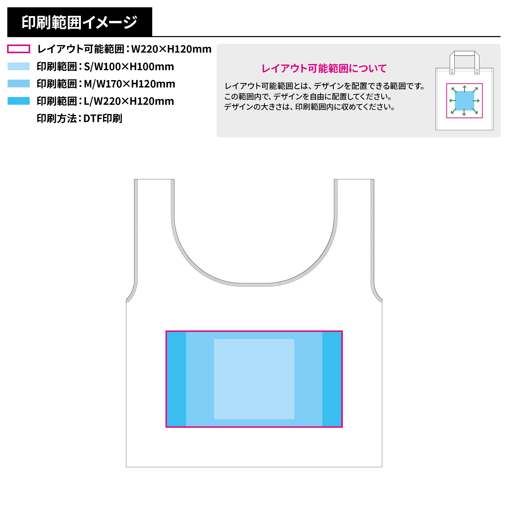 厚手コットンフラットミニマルシェバッグカラー