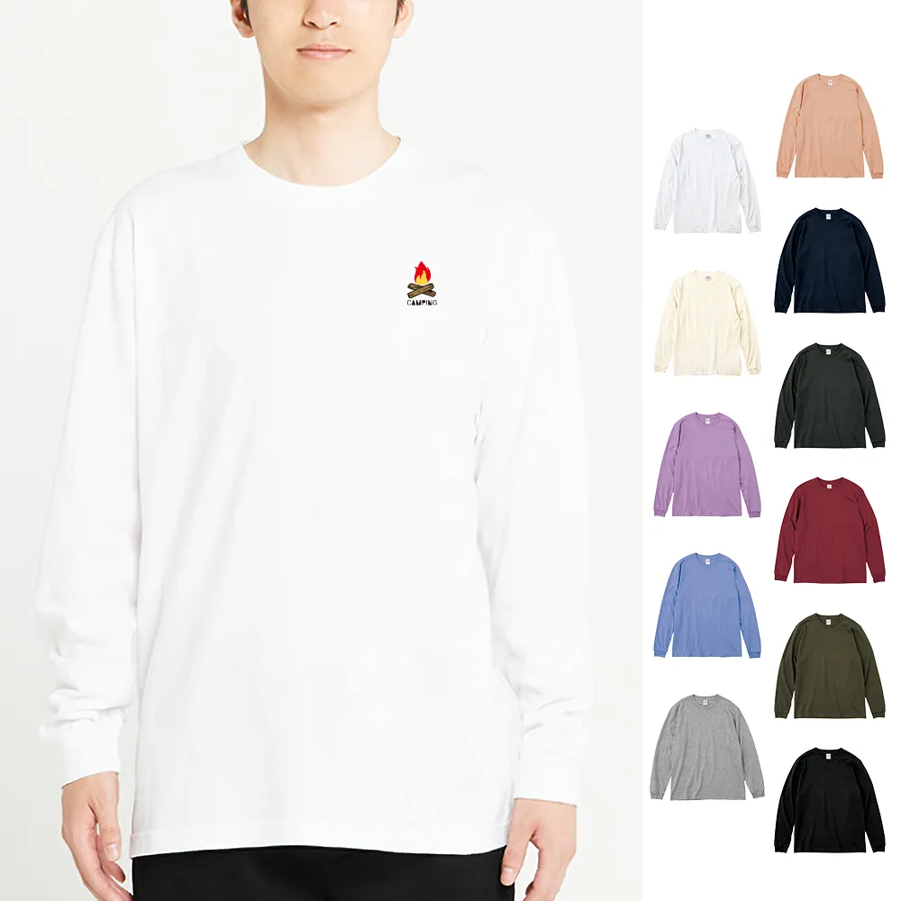 Printstar ヘビーウェイト長袖リブ付Tシャツ(フルカラー印刷)