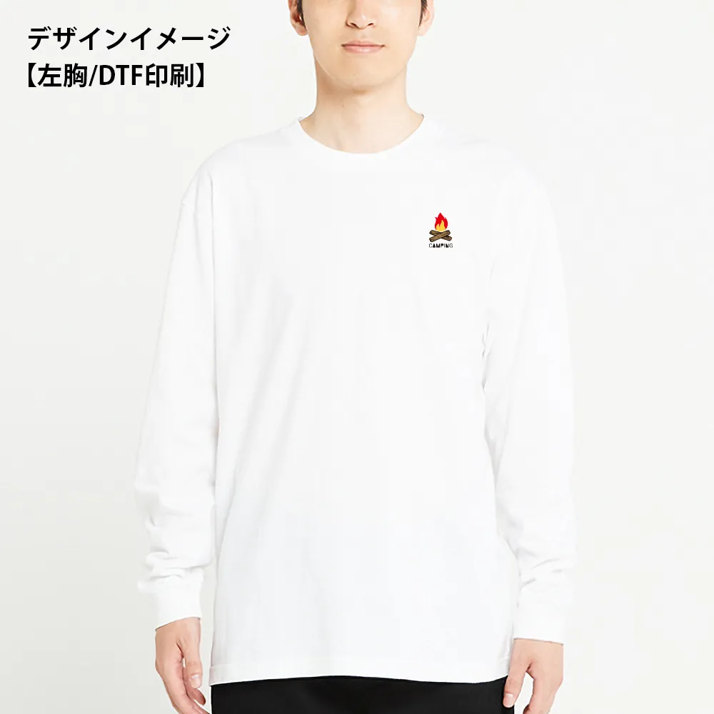 Printstar ヘビーウェイト長袖リブ付Tシャツ(フルカラー印刷)