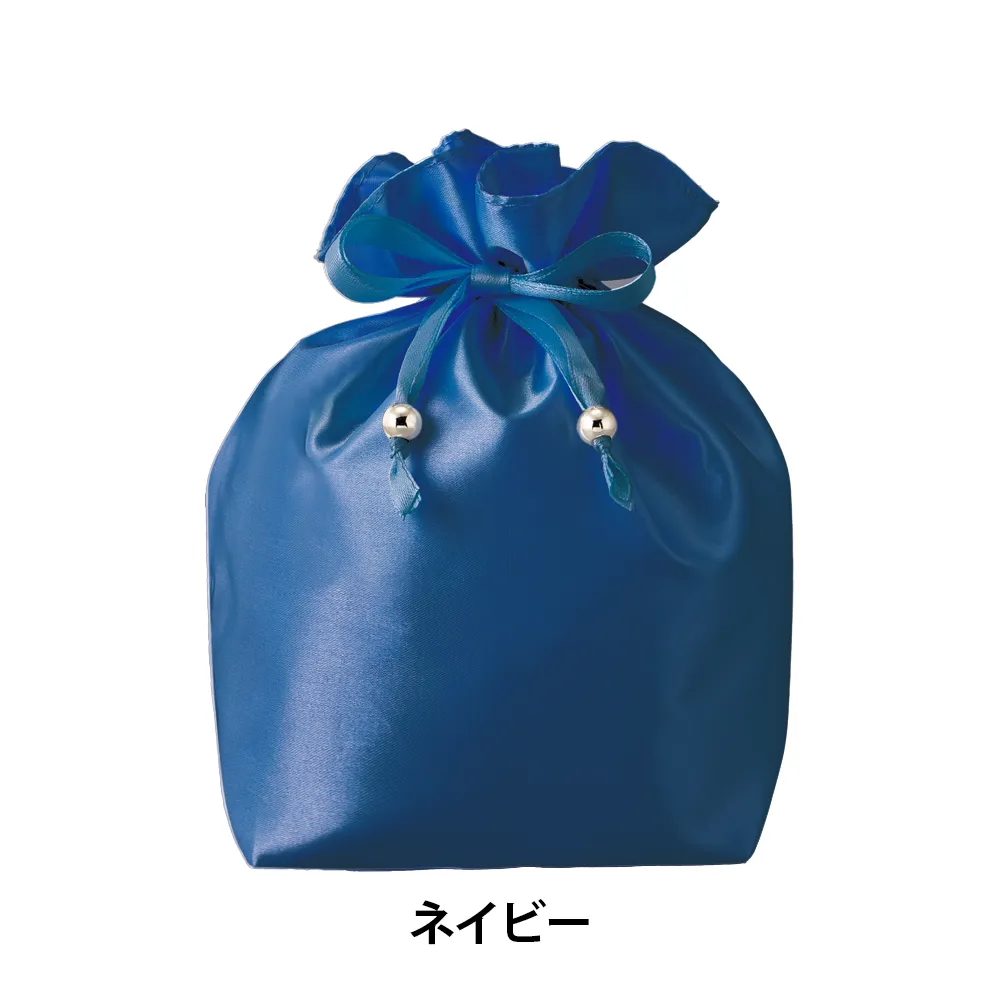 サテンキューブ巾着