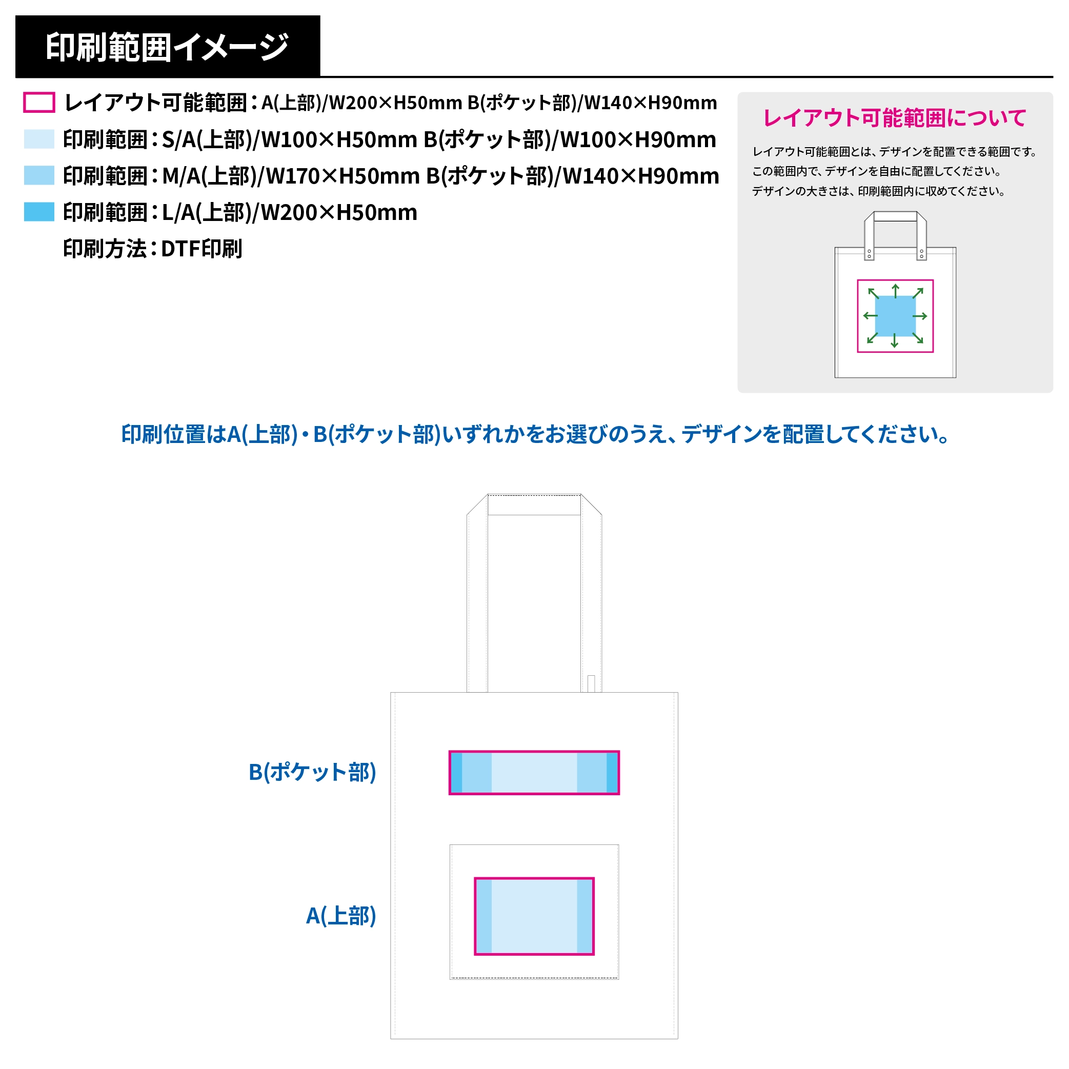 キャンバススクエアトート外ポケット付カラー