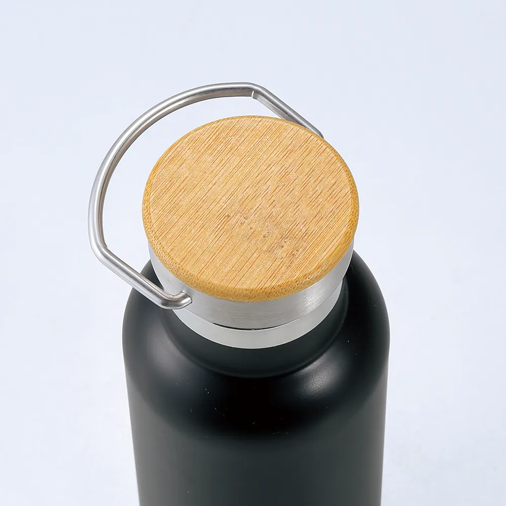 バンブーキャップ付き真空ステンレスボトル(340ml)