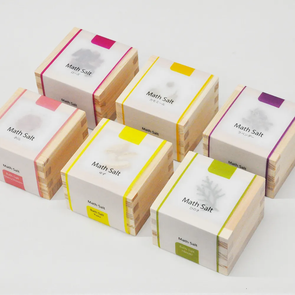 メッセージ入り 枡ソルト(Math Salt)(既製品)
