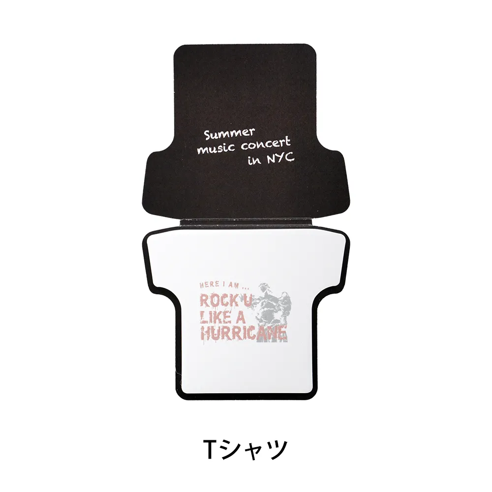 表紙カバー付き型抜きふせんB