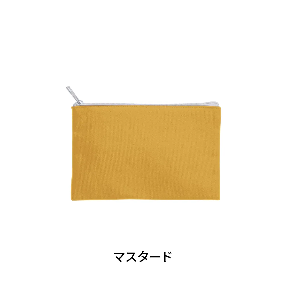 キャンバスフラットポーチ(S)カラー