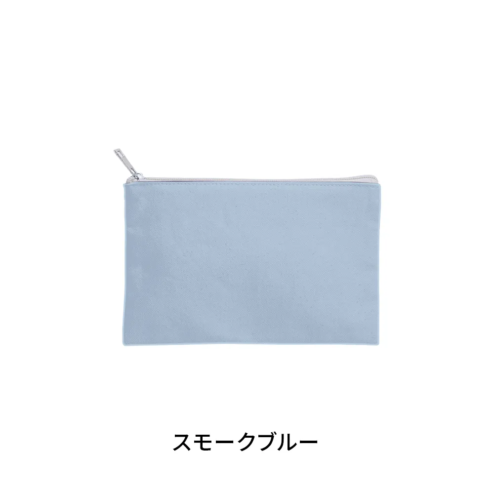 キャンバスフラットポーチ(S)カラー