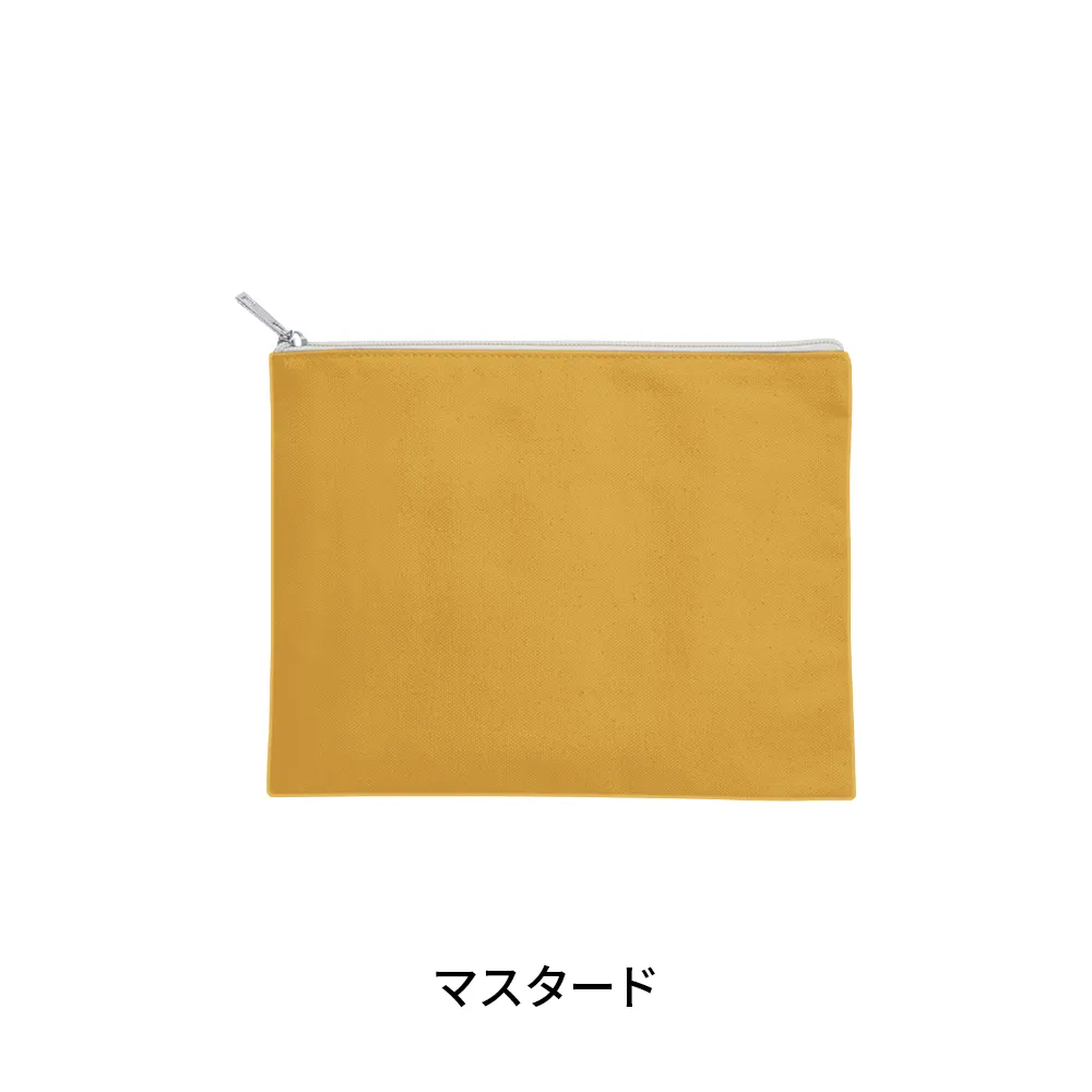 キャンバスフラットポーチ(M)カラー
