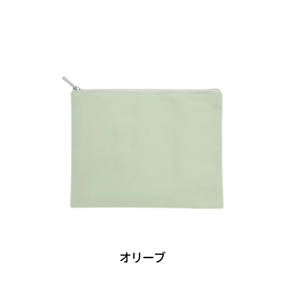 キャンバスフラットポーチ(M)カラー