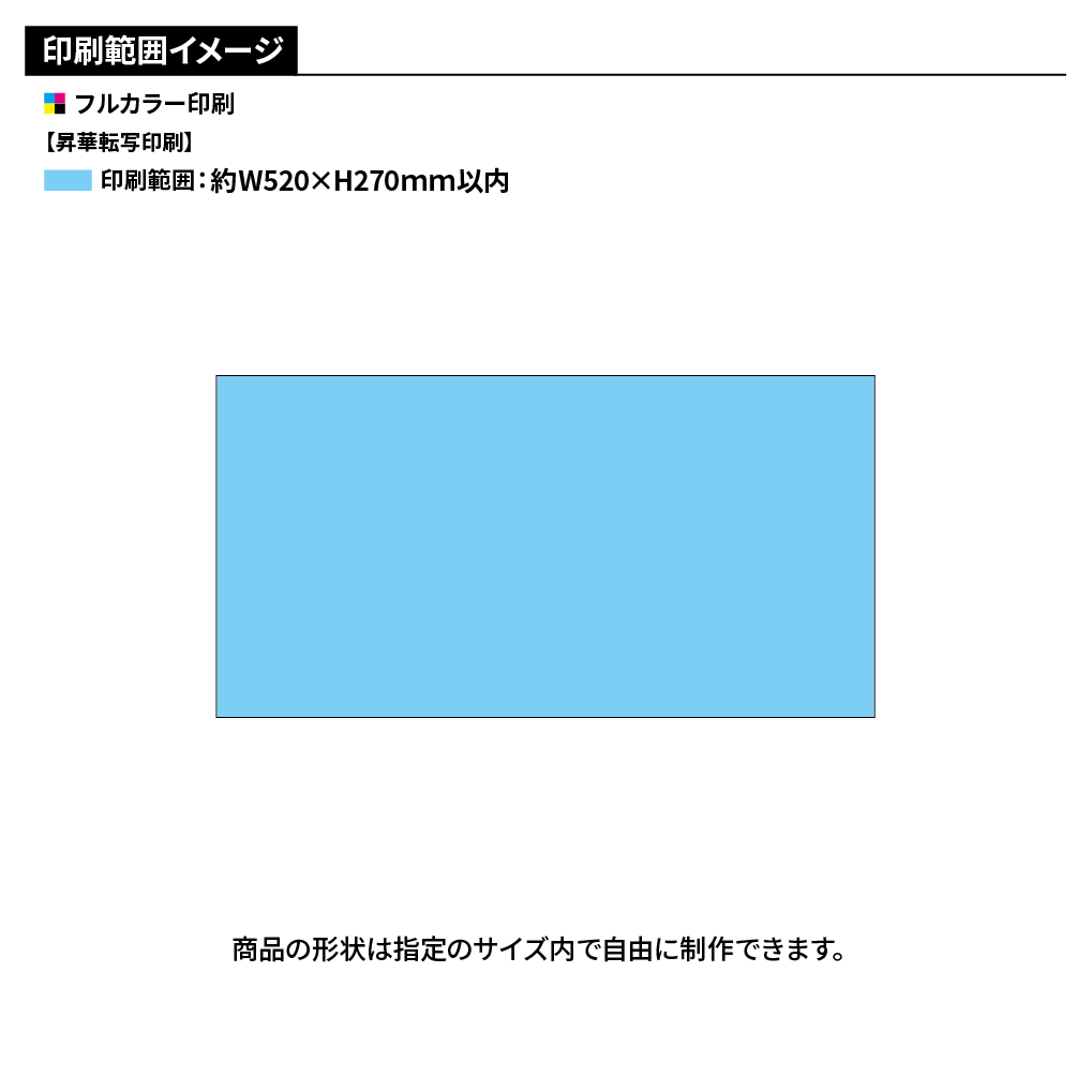 ダイカットロングマウスパッド