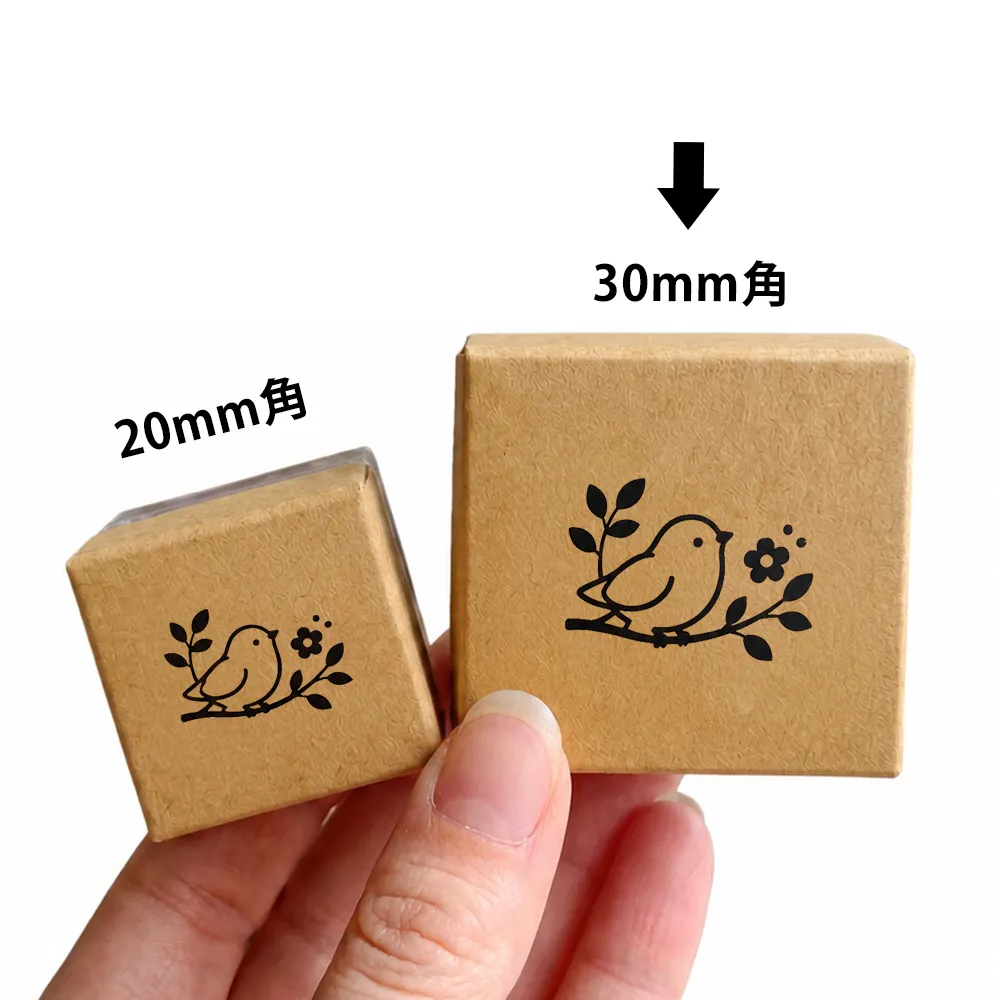 オリジナル 木製スタンプ(30mm角)