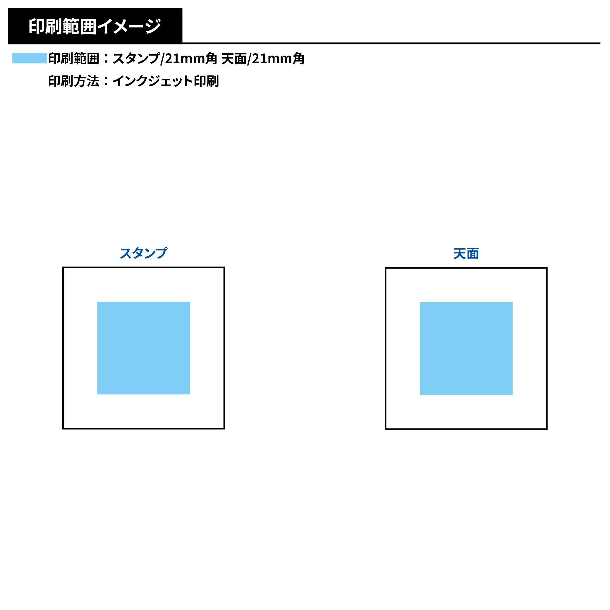 オリジナル 木製スタンプ(30mm角)
