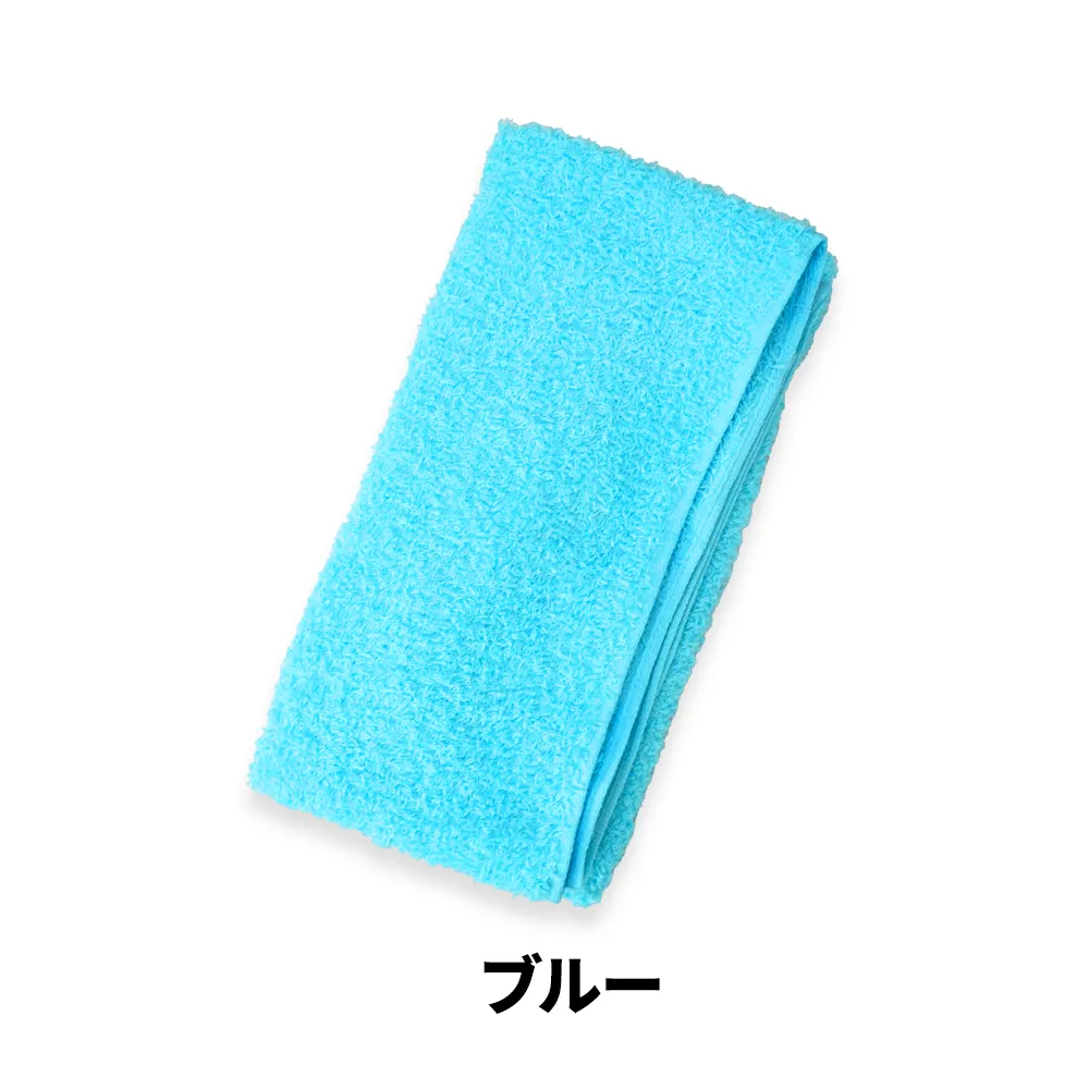 【カラー・片袖】国産製フェイスタオル