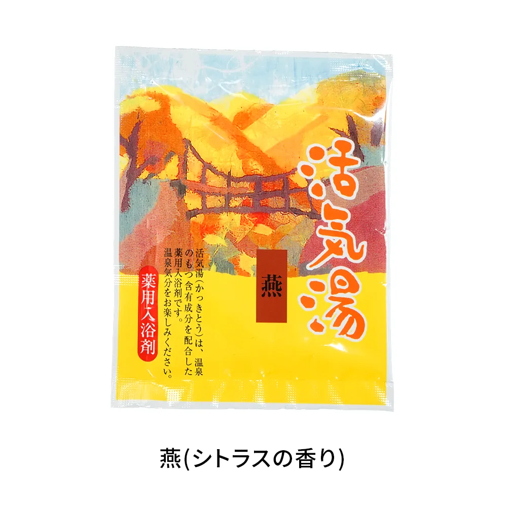 薬用入浴剤 活気湯(オリジナルチラシ)