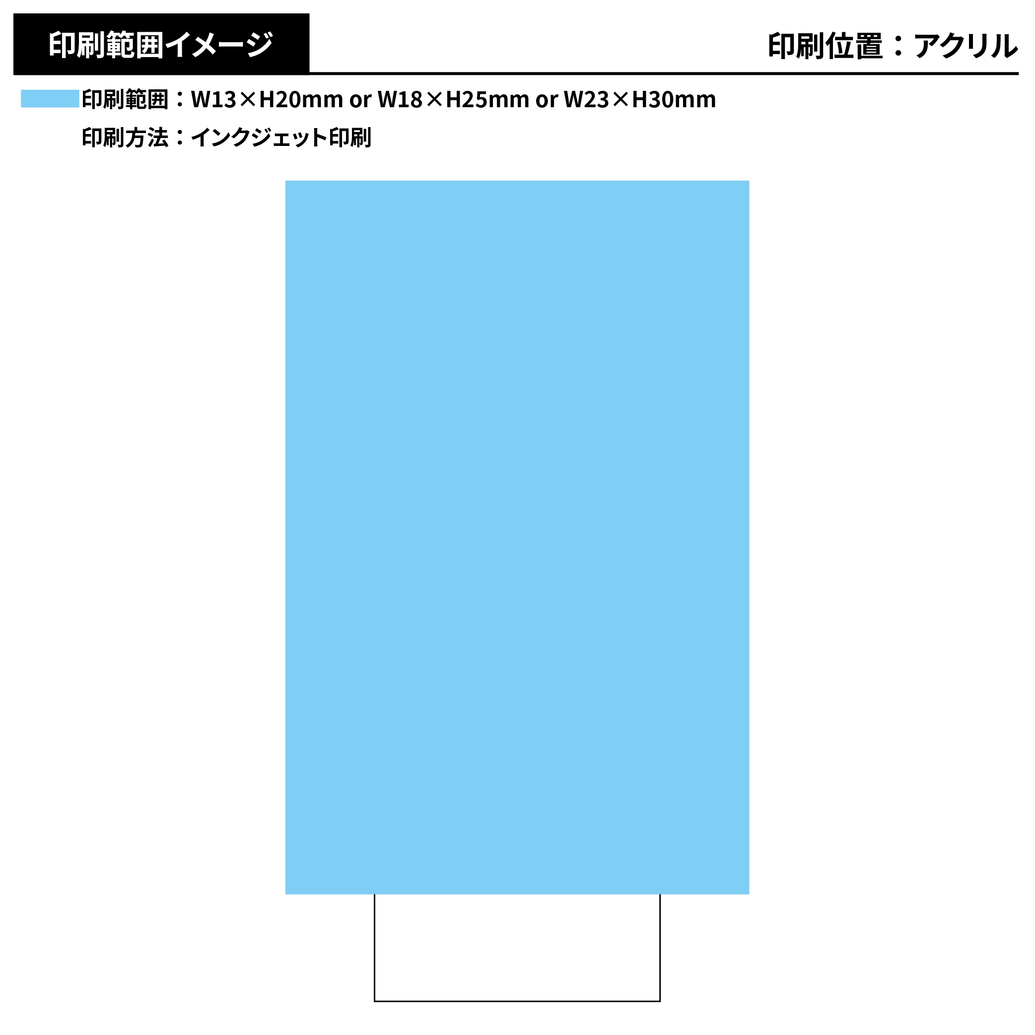 オリジナル アクスタ×スタンプ(20mm角)