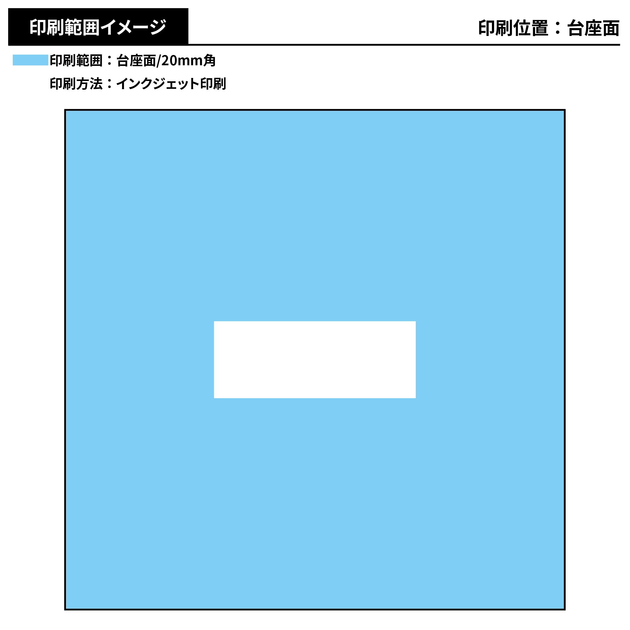 オリジナル アクスタ×スタンプ(20mm角)