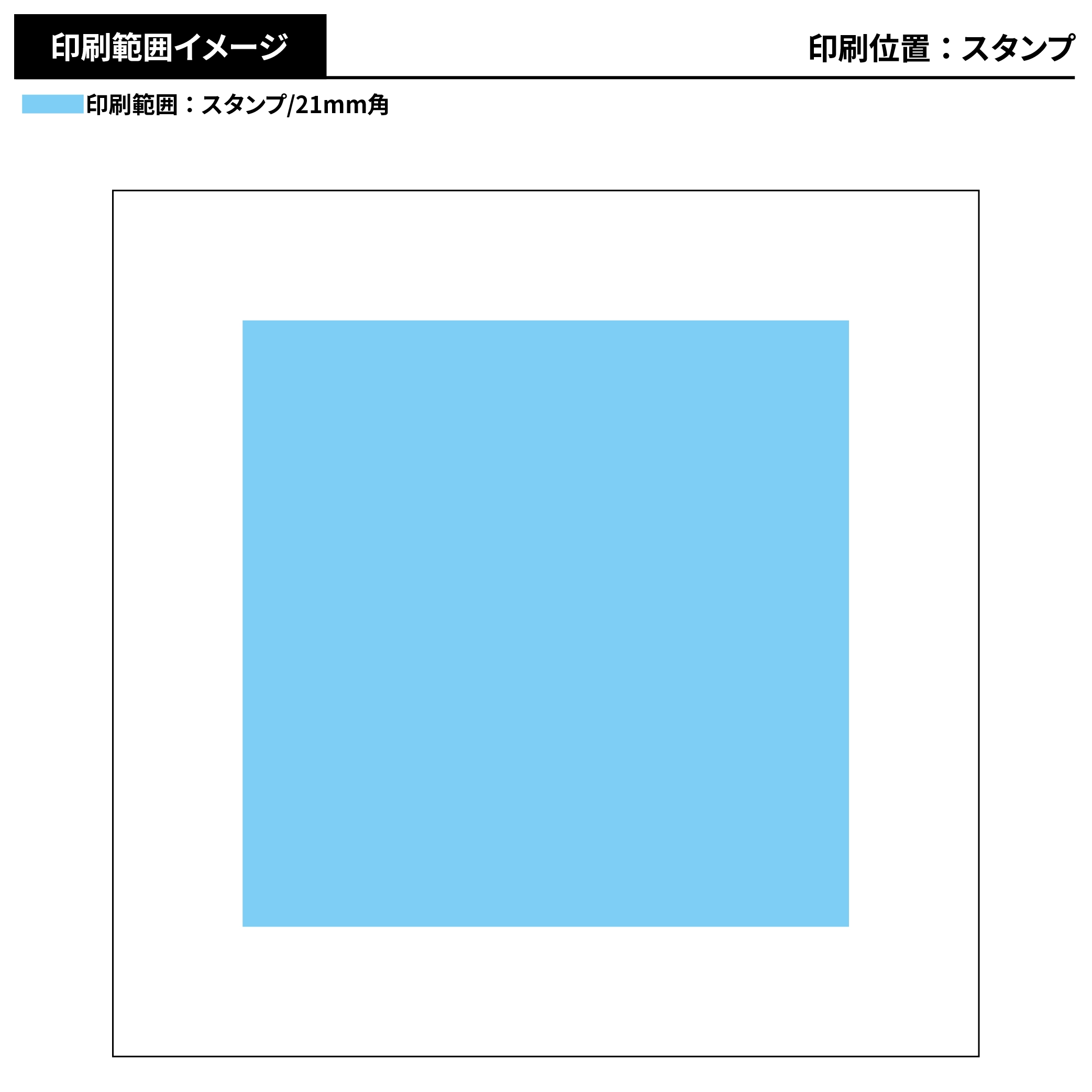 オリジナル アクスタ×スタンプ(30mm角)