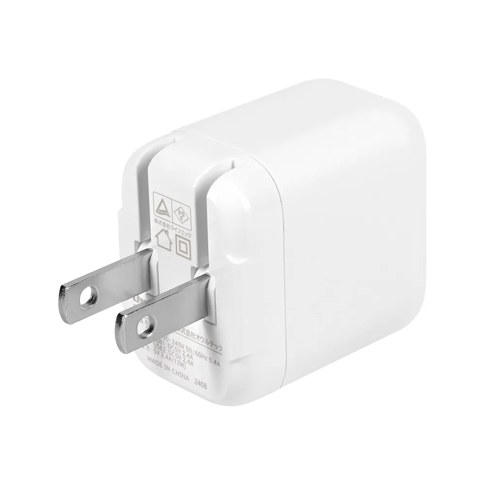 最大12W　コンパクトAC充電器