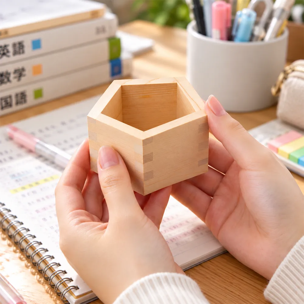 合格枡(五角形の枡)