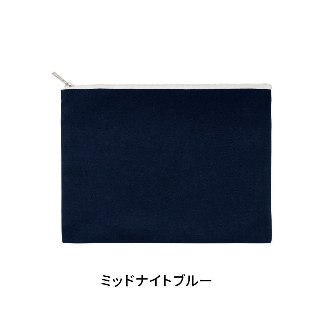 キャンバスフラットポーチ(L)カラー