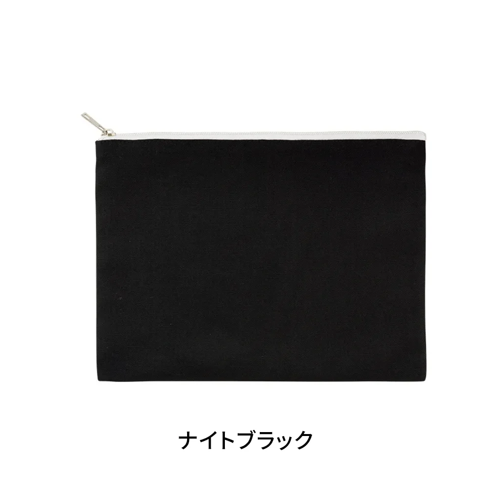 キャンバスフラットポーチ(L)カラー