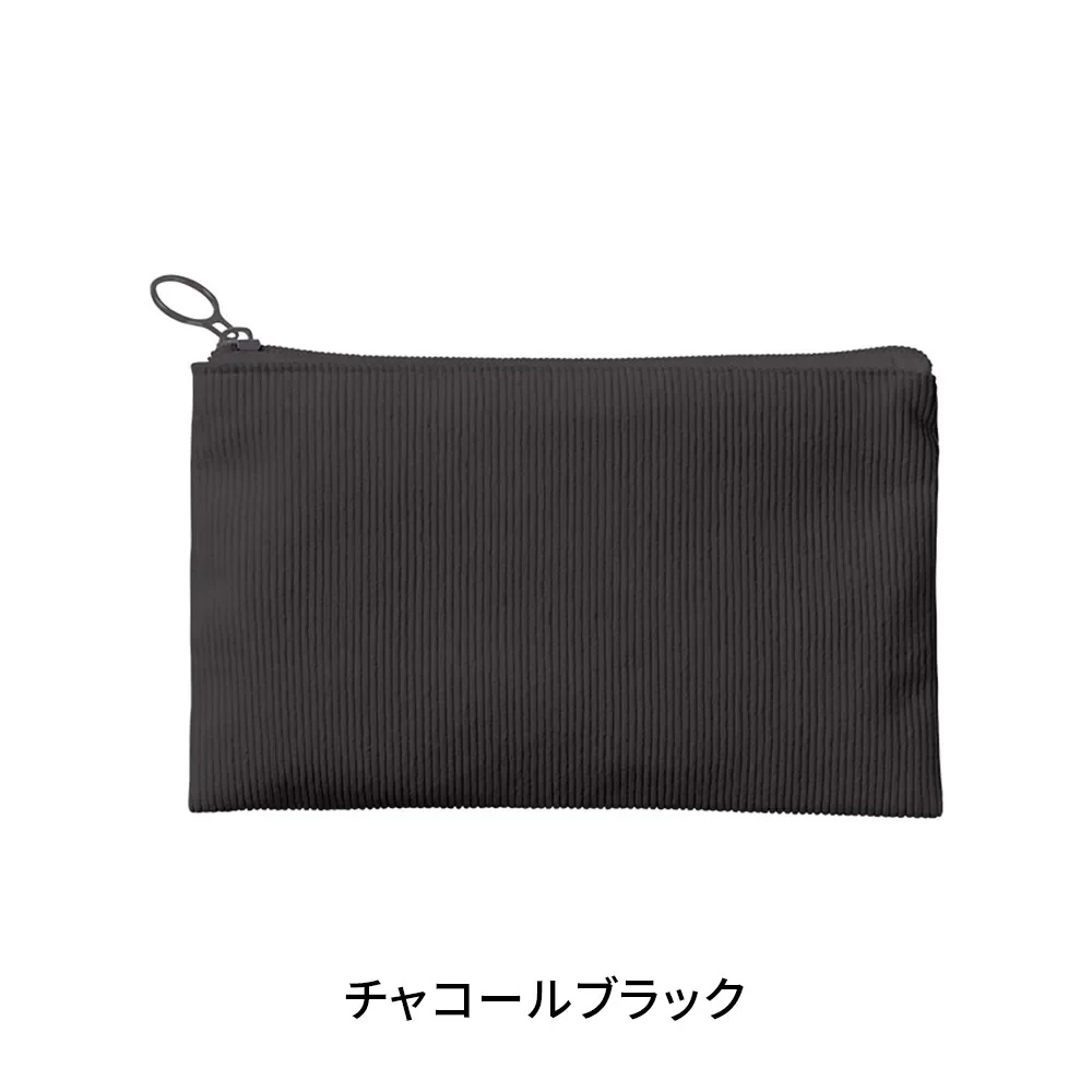 コーデュロイフラットポーチ(S)