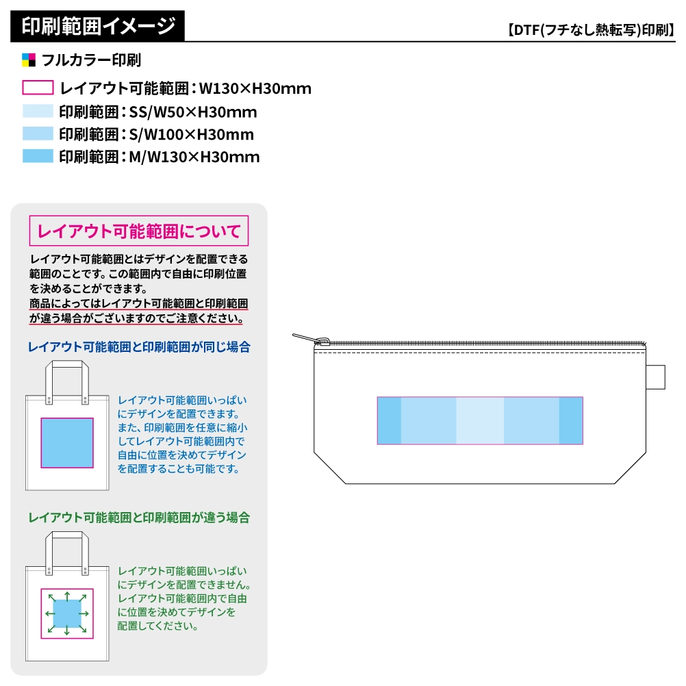 カラーファスナーキャンバスロングポーチ
