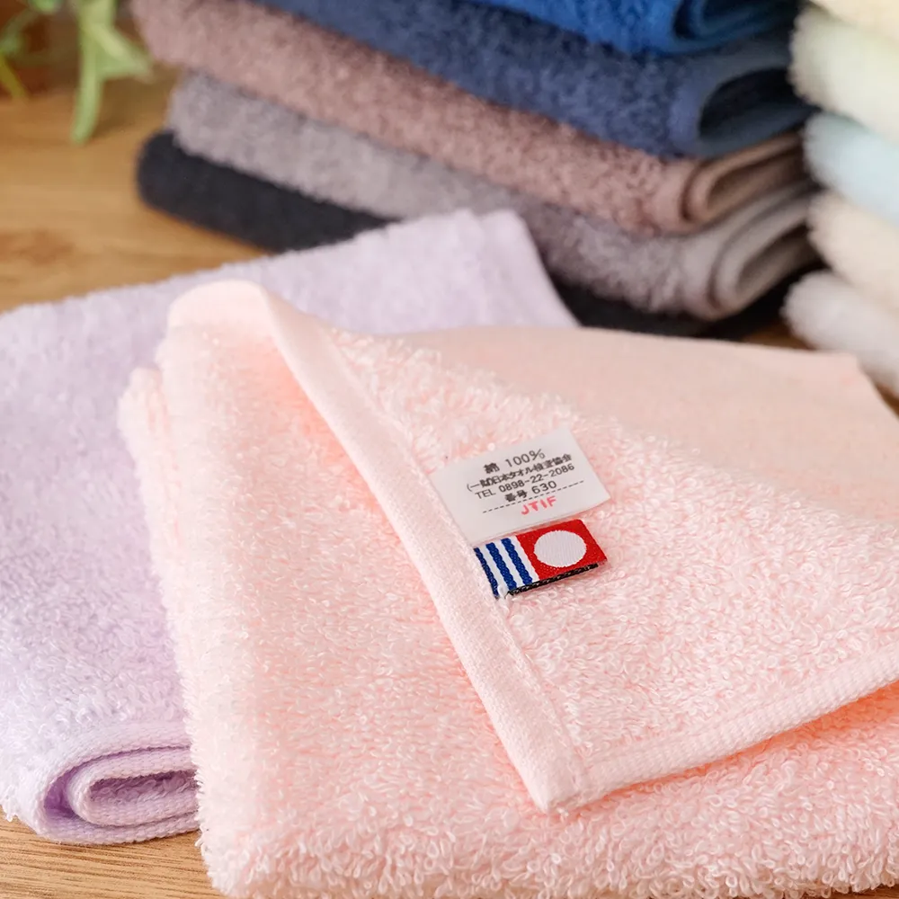 今治刺繍カラーハンドタオル