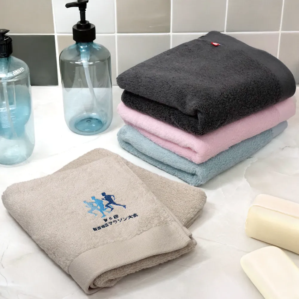 V.I.P 今治刺繍スーピマフェイスタオル(カラー)