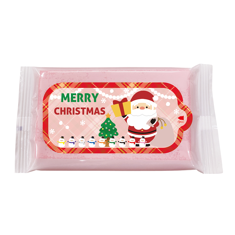 サンタさんカラーウエットティッシュ8枚