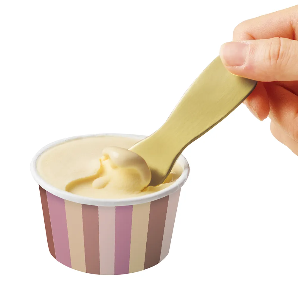 じわっととろけるアイスクリームスプーン