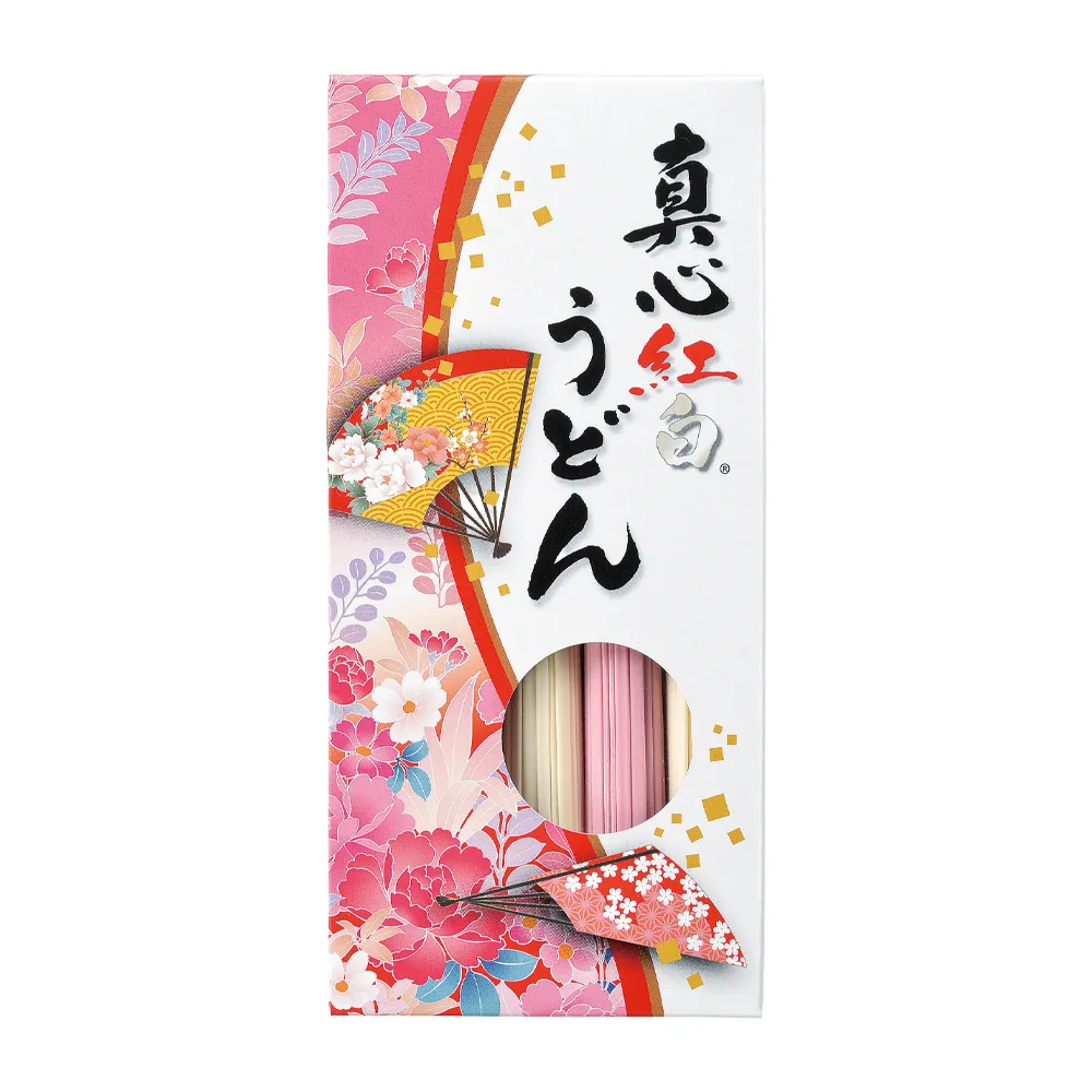 真心紅白うどん