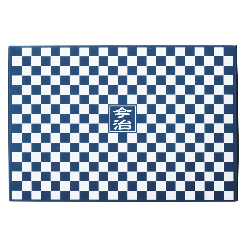 市松模様箱入 今治ハンドタオル