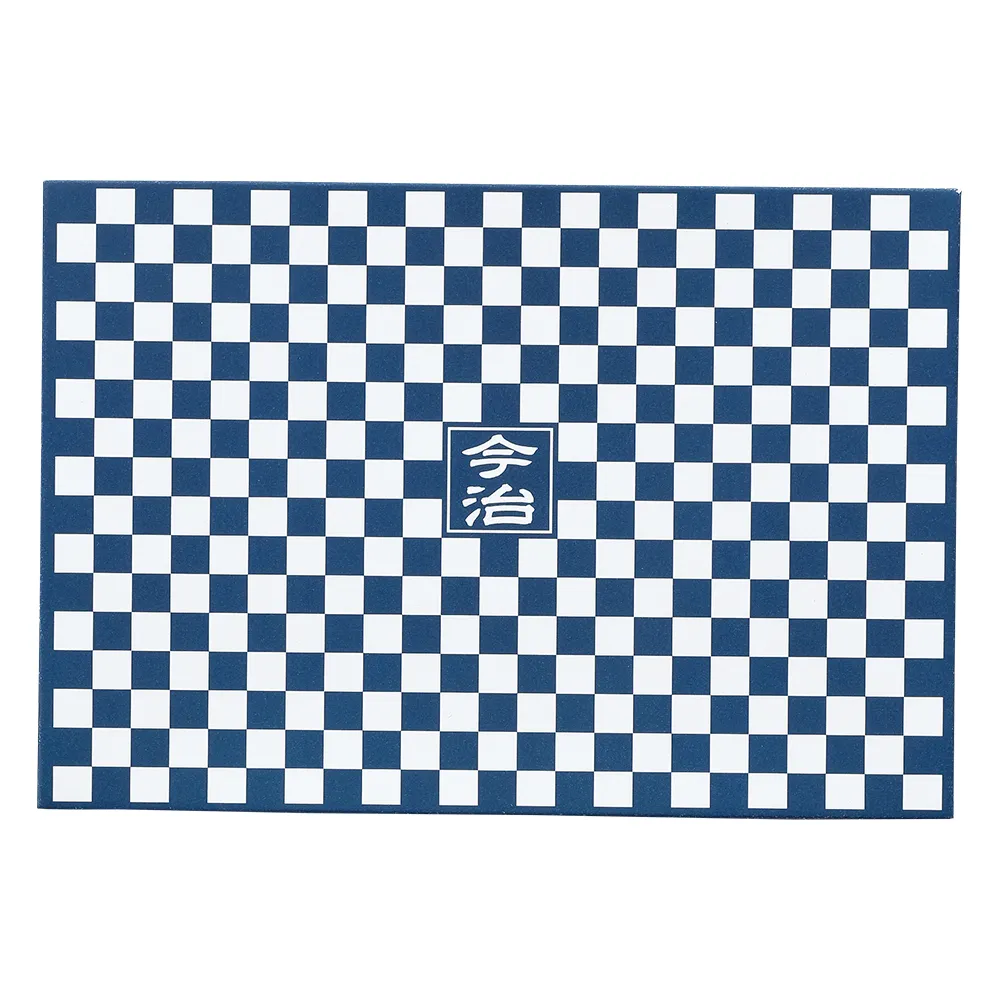 市松模様箱入 今治フェイスタオル