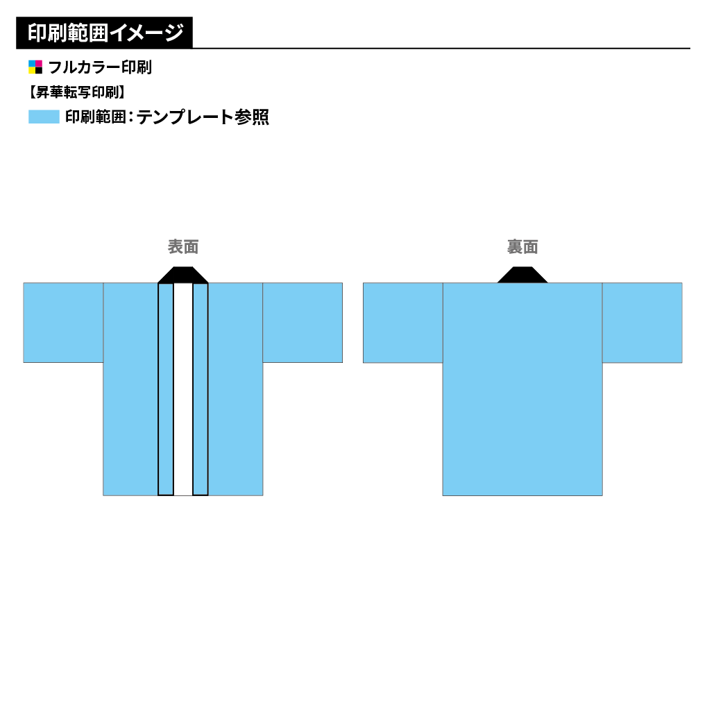 オリジナル フルカラーハッピ