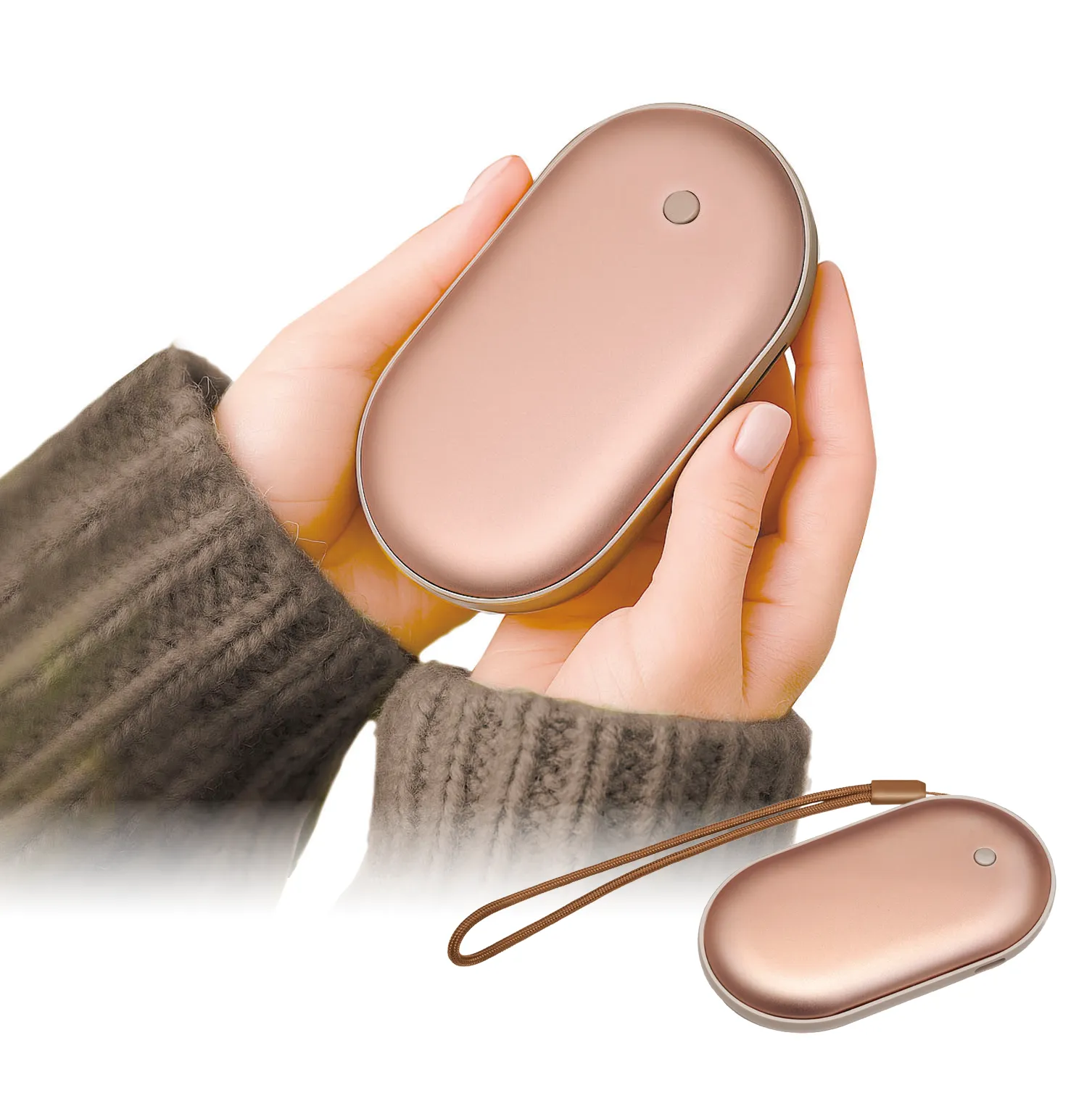 モバイルバッテリー機能付ハンディカイロ