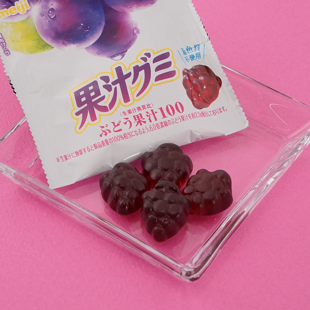 明治 果汁グミぶどう2個入り(オリジナルチラシ)