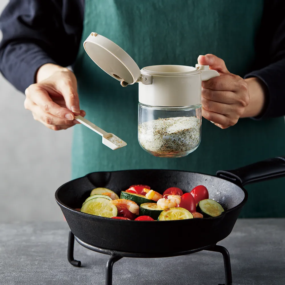 振りかけられる！ 2WAY調味料ポット